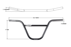 Odyssey Uppercut 9" Bar (Rustproof Black)