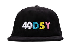 Odyssey 40DSY Corduroy Snapback Hat (Black / 40th Anniversary)