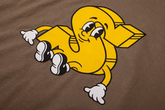 Sunday S-Man Tee (Brown Savana w/ Black + Yellow + White Ink)