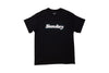 Sunday Work-In-Progress Tee (Black w/ Blue + Gray + White Ink)