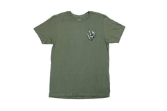 Odyssey Ripped Monogram Tee (Olive)