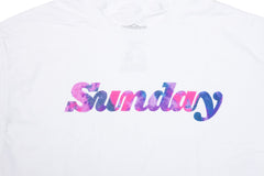 Sunday Classy Tee (White with Ross Tie-Dye)