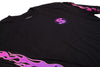 Sunday Flame Long Sleeve (Black with Purple Fade Ink)